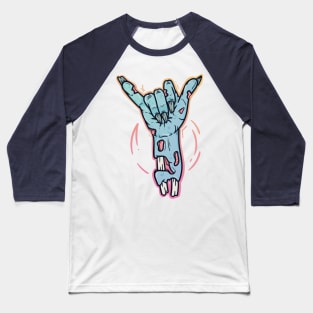 zombie shaka sign Baseball T-Shirt